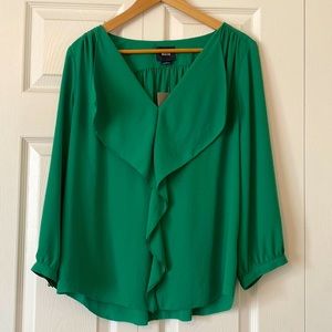 NWT Maeve green dress shirt